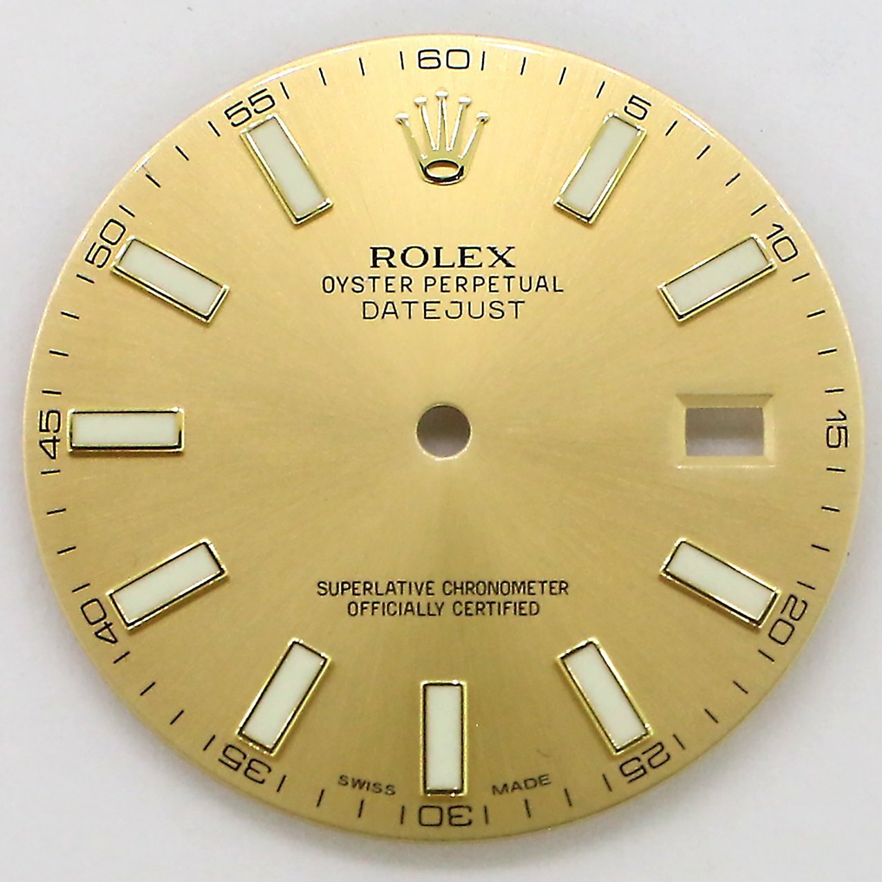 Rolex Datejust II Champagne Dial with Index Hour Markers 116333