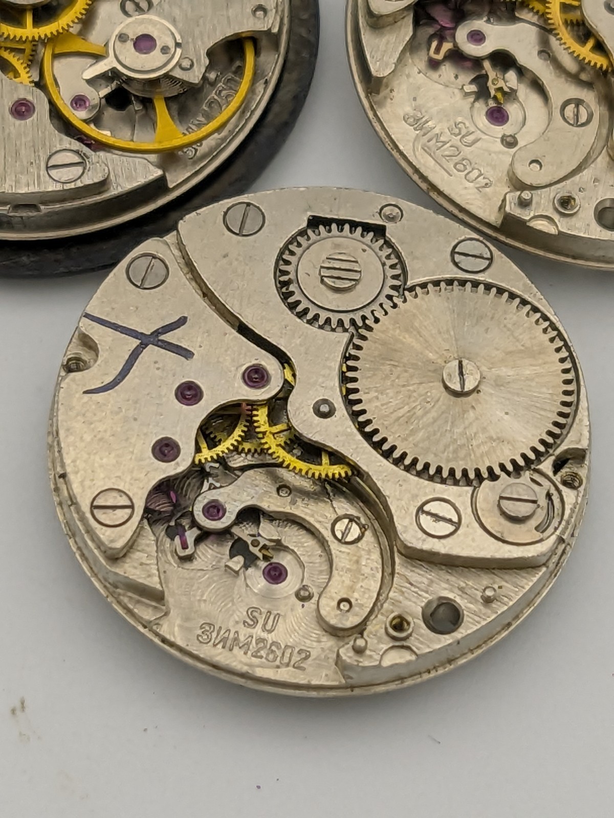 ZiM Pobeda 2602 Movement Soviet USSR For Parts Or Repairs