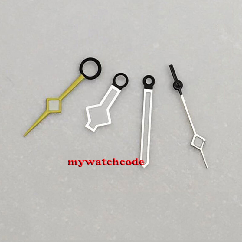 White Snow Flake Red Blue Yellow NH34A GMT Black Watch Hands Fit for SKX017 SRP