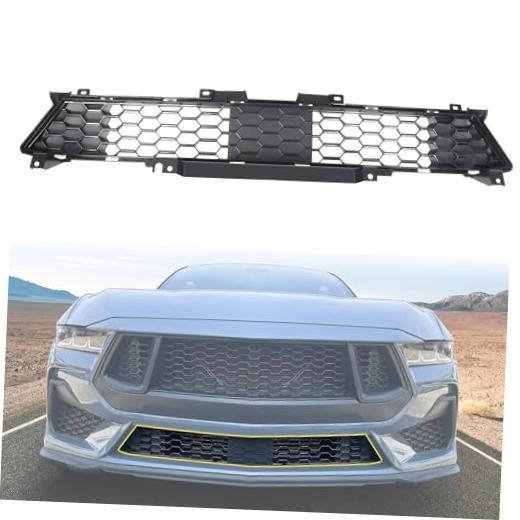 Front Bumper Grille Side Trim Cover Compatible with 2024 2025 Ford Mustang