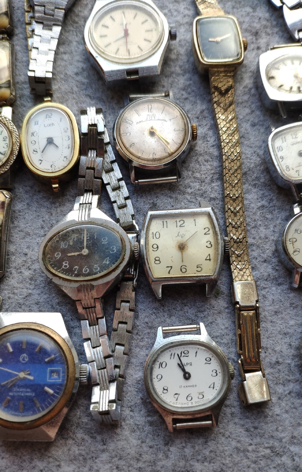 Spare Parts For Soviet Women Watches Vintage USSR Retro. 20 pcs
