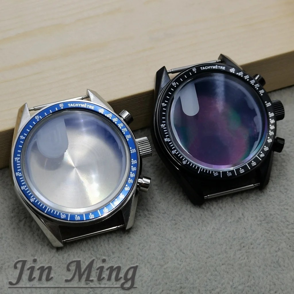 High Quality VK63 case 39.7mm moonswatch metal case chronograph case bezel,VK63