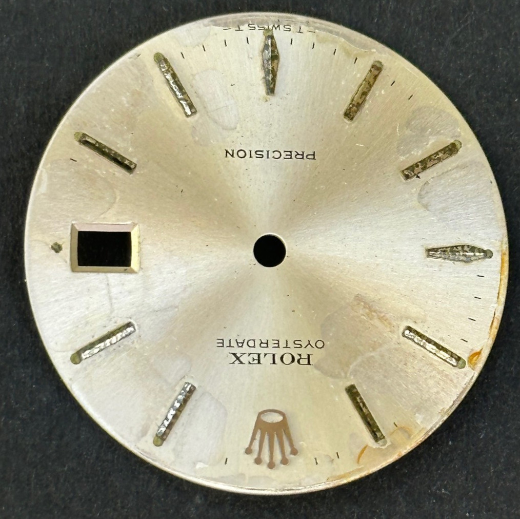 Vintage Rolex Oysterdate Precision Watch Dial For 6694