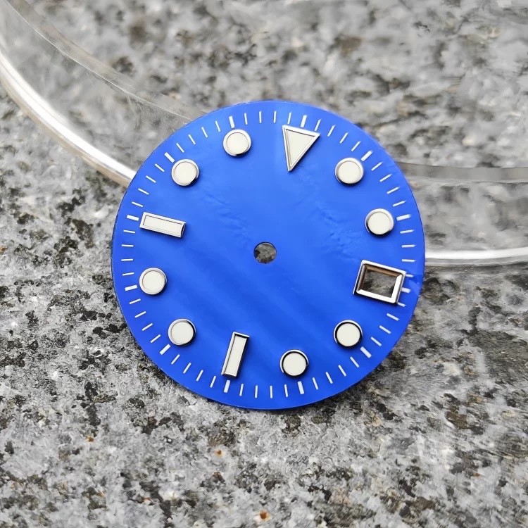 28.5MM Color Luminous Abalone Shell Watch Dial Date for NH35 Movement Accessorie