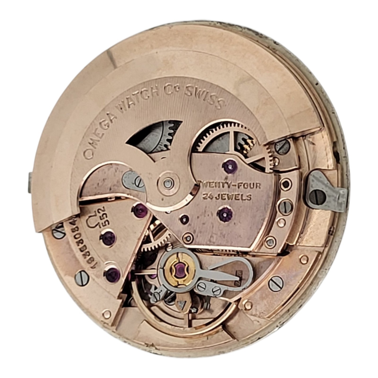 Omega Seamaster De Ville Automatic: Movement, dial, and hands (Caliber 552) in p
