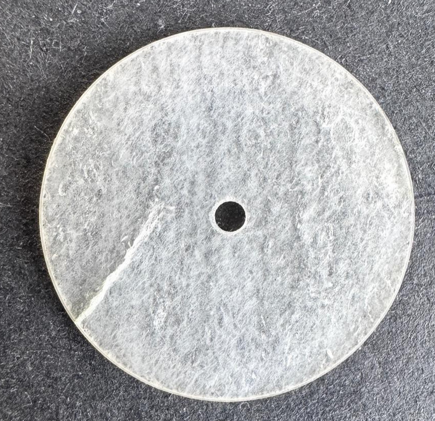 Natural White quartz Watch Dial: Polished Gemstone, 31.5 mm Round shape
