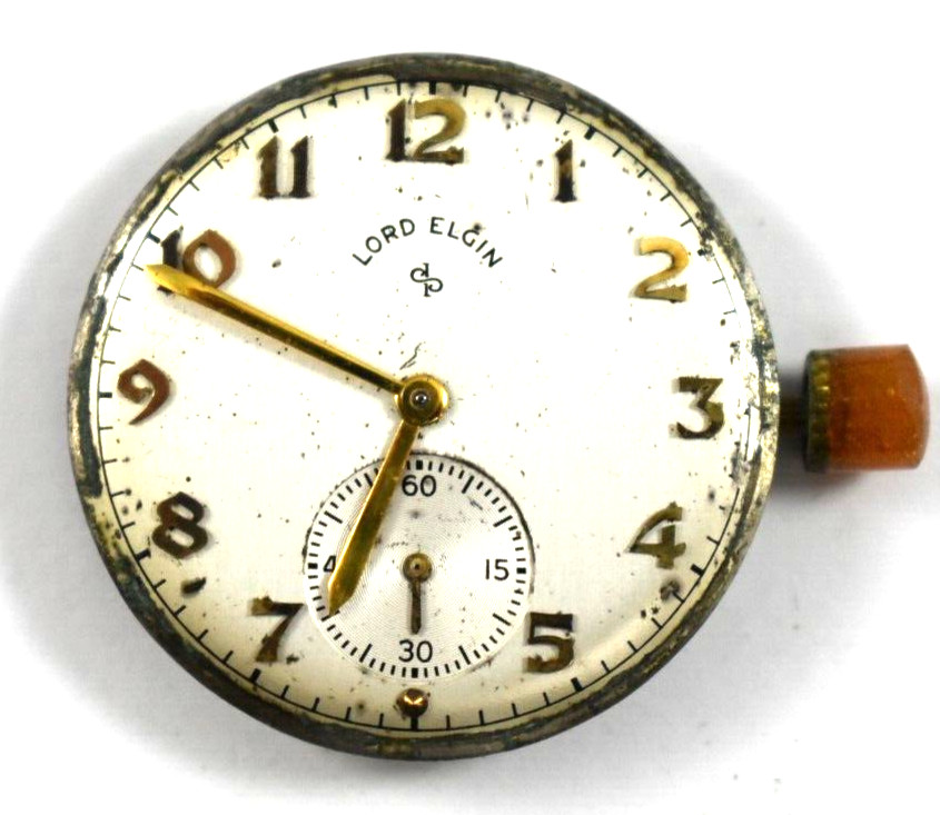Vintage Elgin Manual Wind 519 8/0s 15J Wrist Watch Movement lot.rh