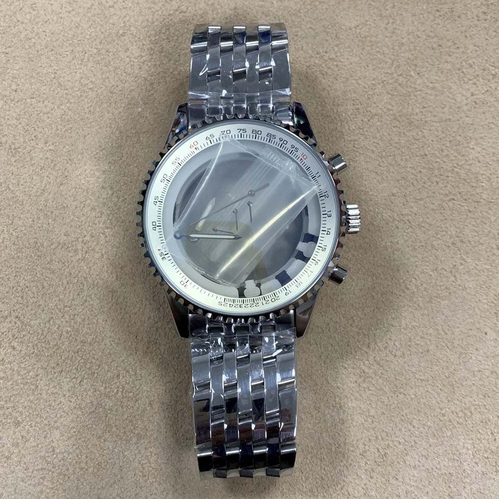 36.8mm Multi-Functional Watch Dial Green Lume for Vk63 Movement 46mm Watch Case
