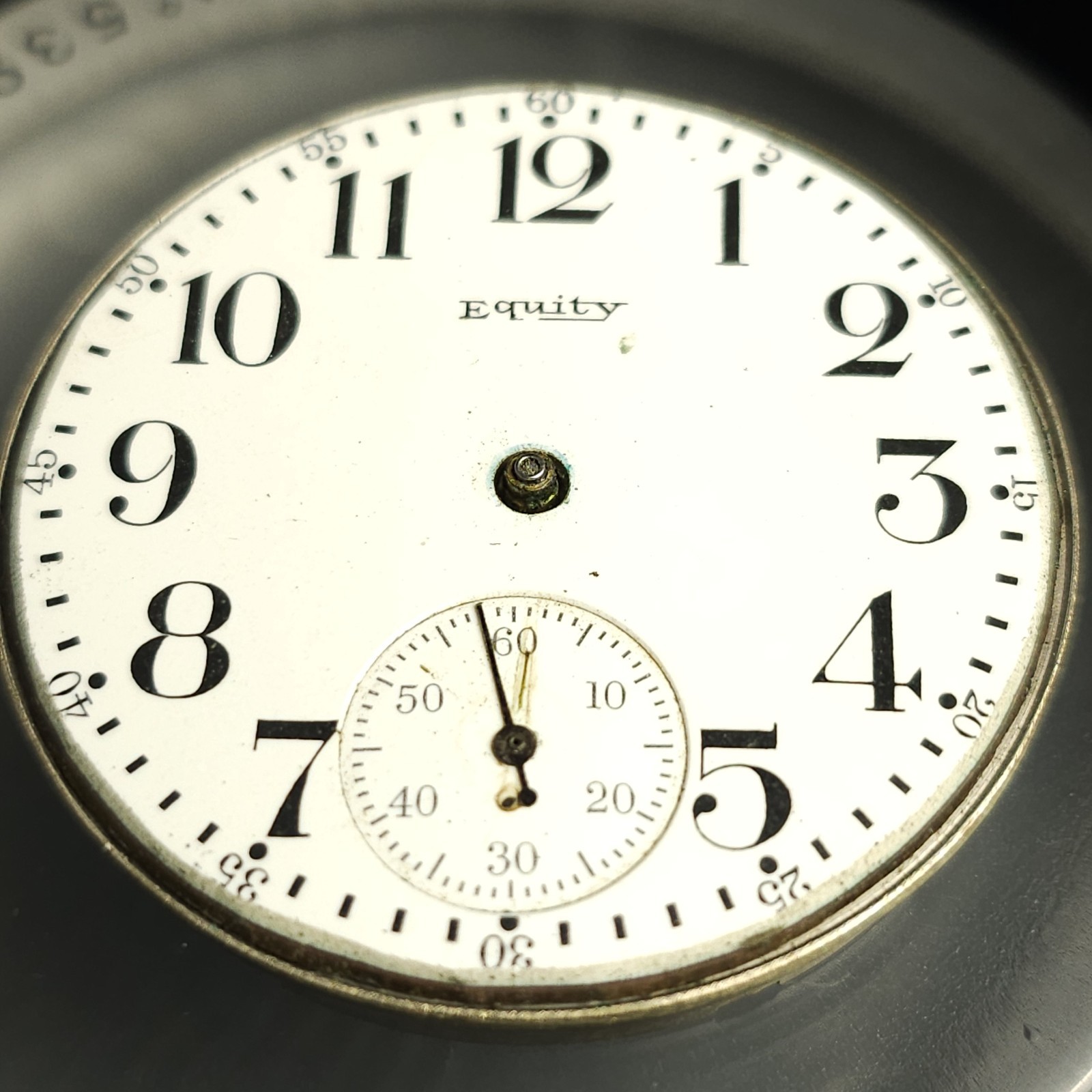 1914 Waltham Equity Pocket Watch Movement 17s 7j Boston