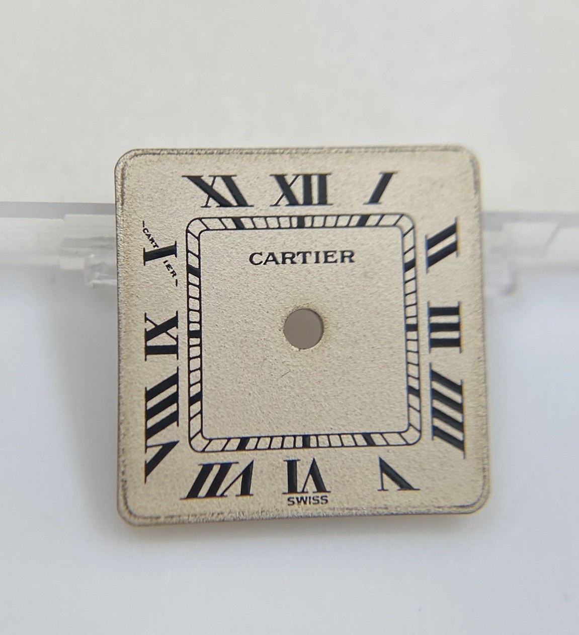 Original Cartier Santos Galbée WC20012C4 Ivory Roman Ladies Cal 157Dial VA100012