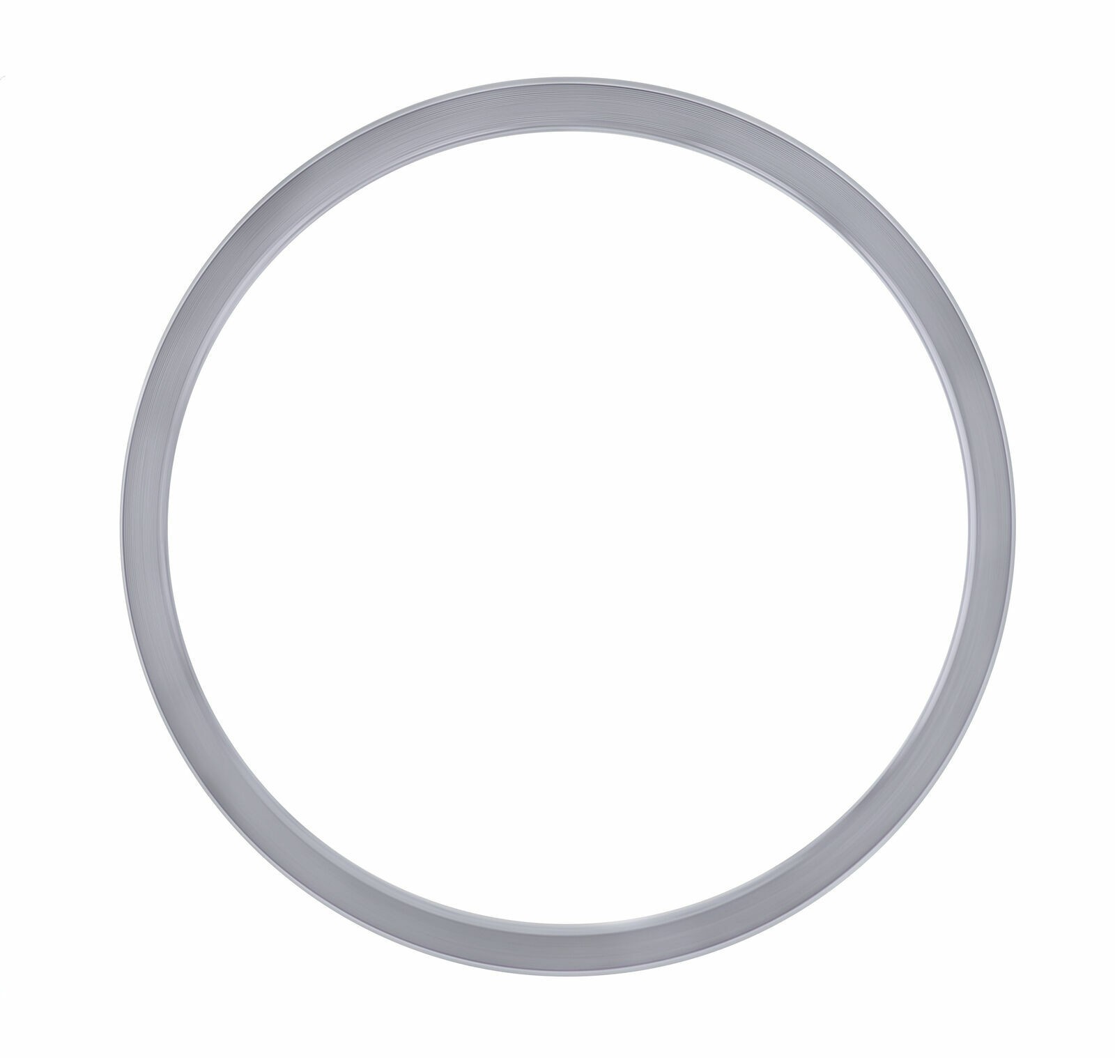 34mm 14 Karat White Gold Smooth Replacement Bezel For Rolex Oyster Date