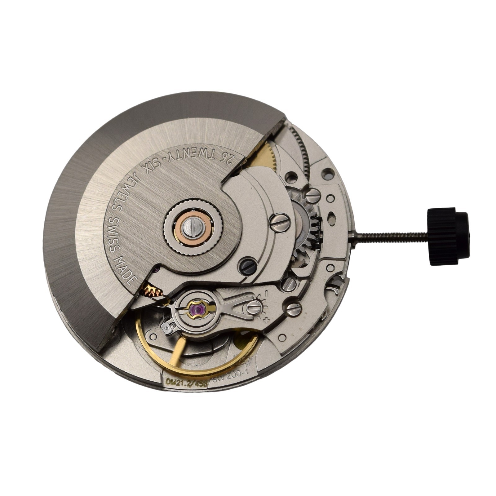 26 Jewels Sellita SW200-1 Automatic Watch Movement Date at 3 Swiss Made