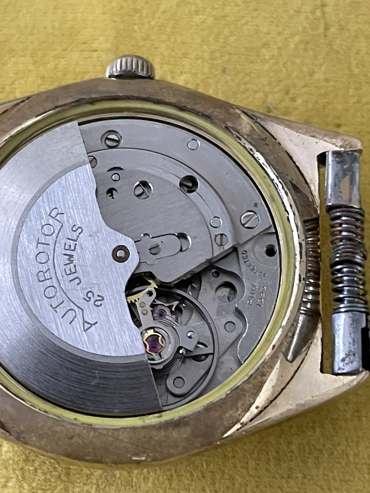 Ingraham 25j watch movement Autorotor Wrist Watch