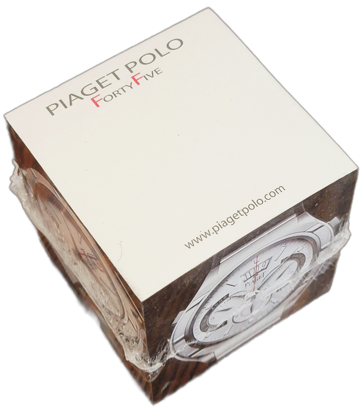 Piaget Polo 45 Post-It Cube 2 15/16″ x 2 3/4″ x 2 3/4″ Factory Sealed