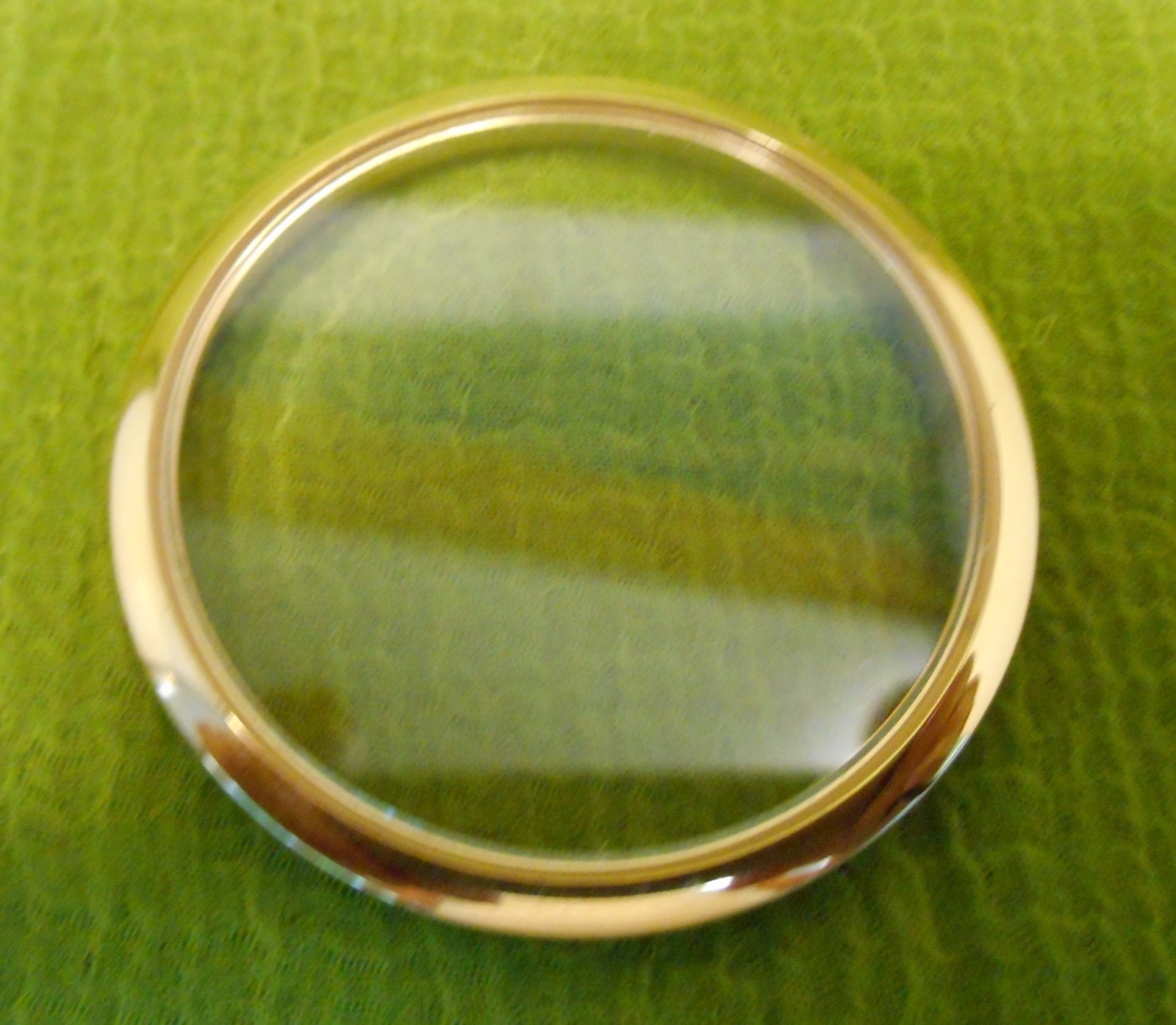 NOS Seiko 7T32-6A50 Case Back, Bezel Crystal Gasket Gold Wrist Watch Body Time