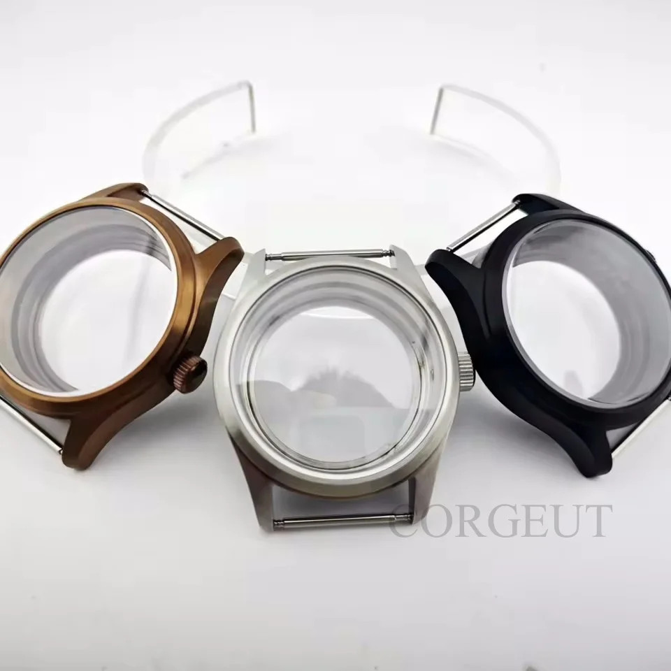 Pilot Watch Case 36mm 39mm 200m Waterproof PVD For NH34 NH35 NH36 ETA PT5000