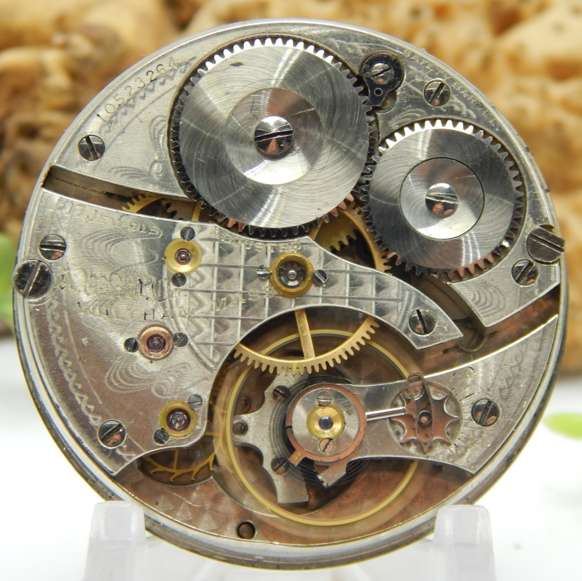 Antique Pocket watch movement Waltham grade 630 model 1899 16 size 17 jewel OF
