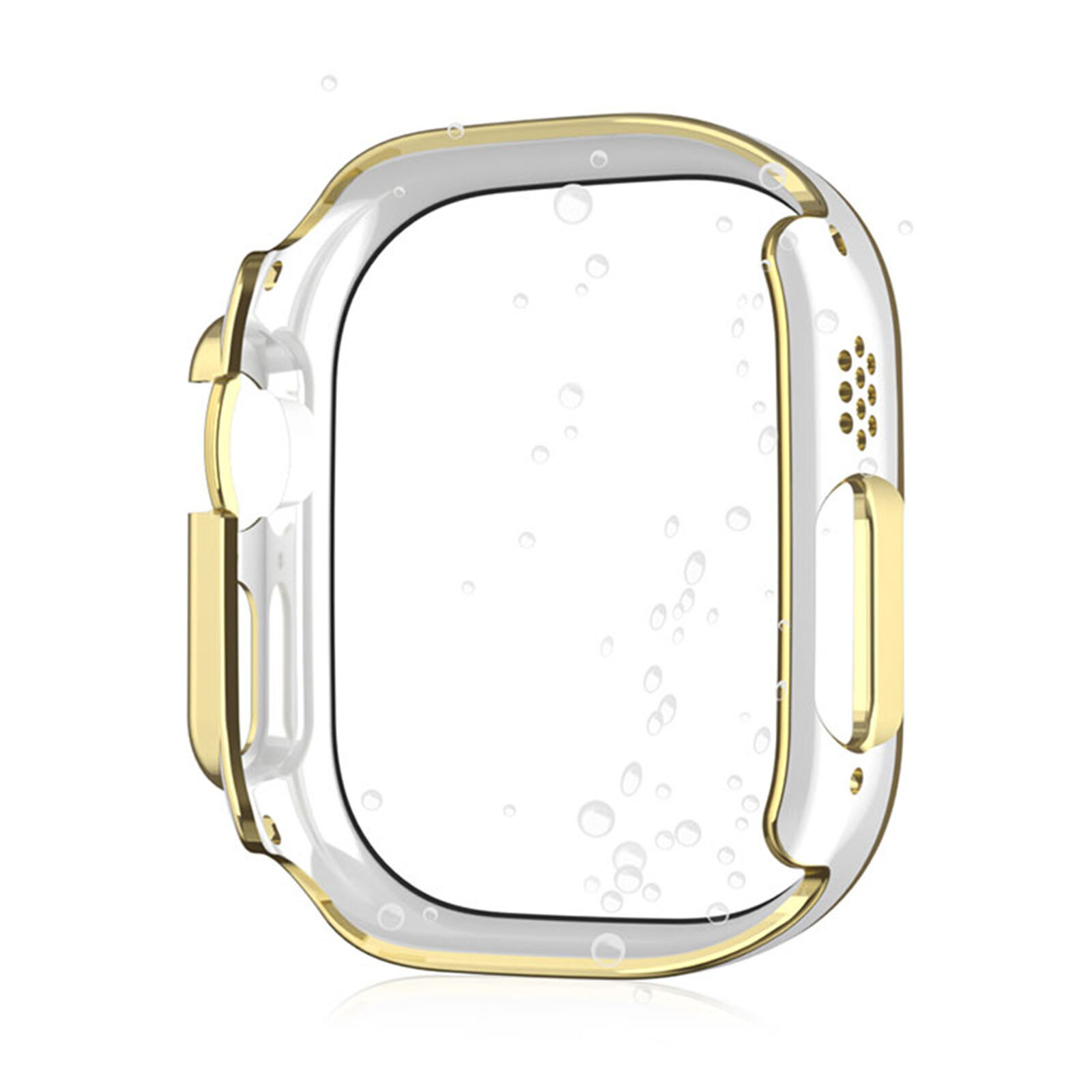 49MM PC+Tempered Glass Integrated Waterproof Watch Case for iWatch Ultra 2/Ultra