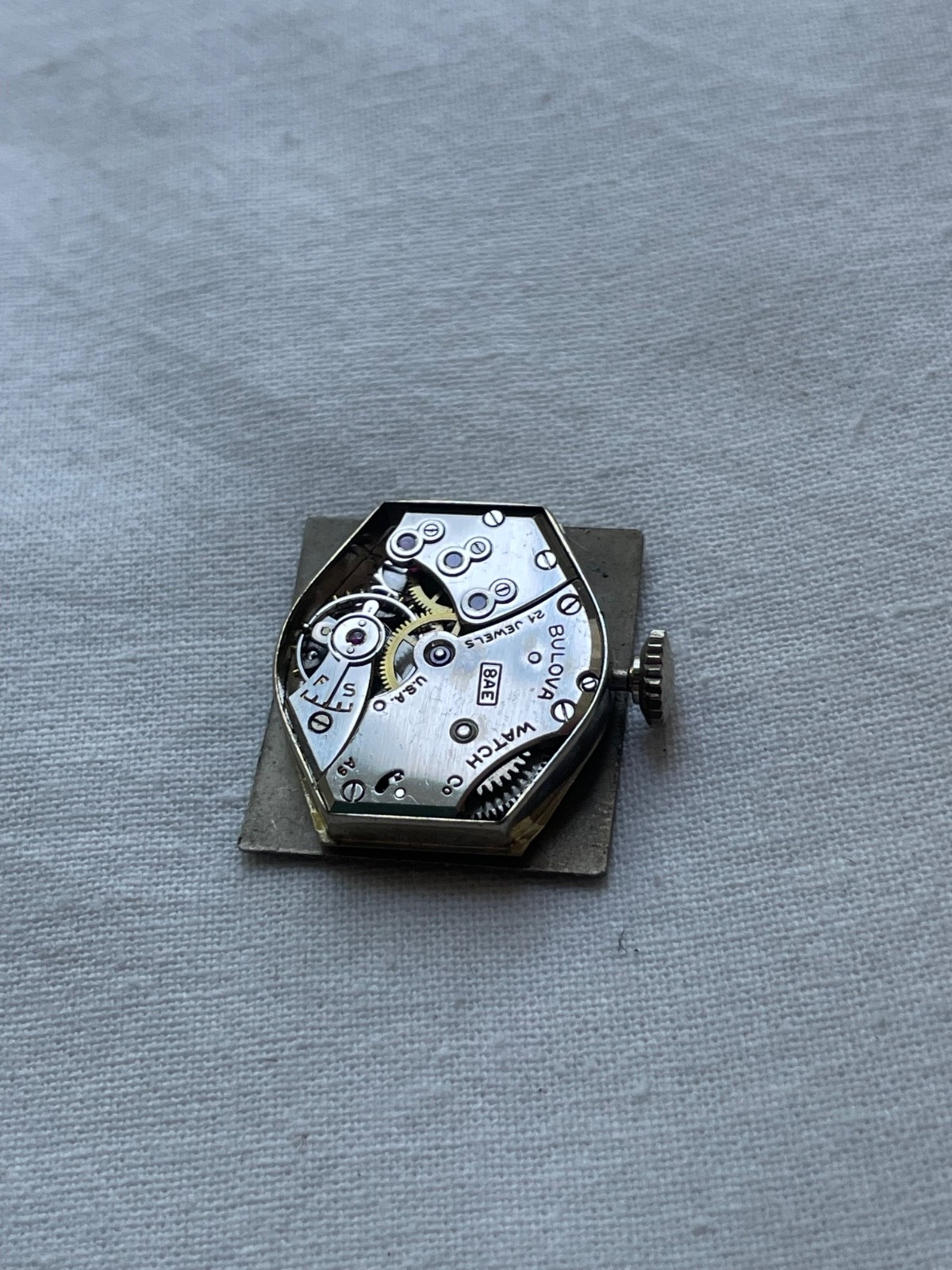 Bulova 8AE – movement for mens watch AS IS, lot1707