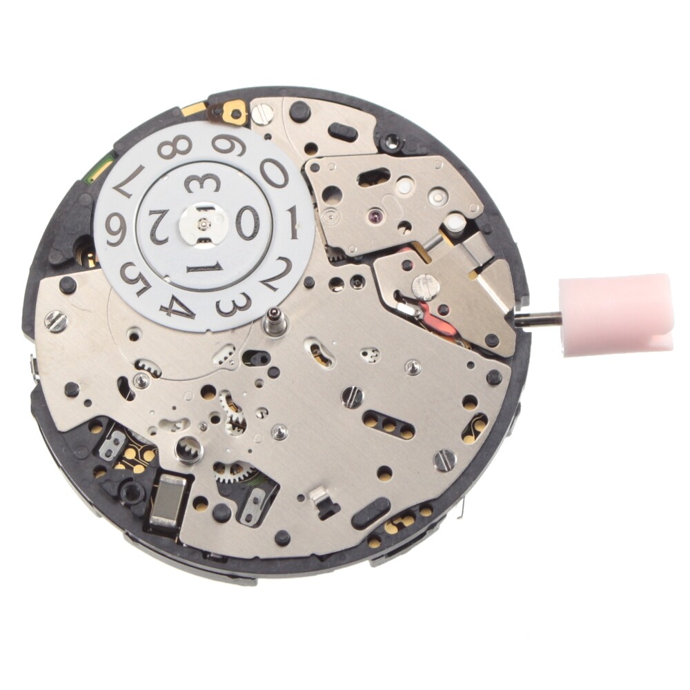 Seiko 7D46 autoquartz kinetic movement 14 1/4”’ SC perp.CLD 24H 3 EYES @12