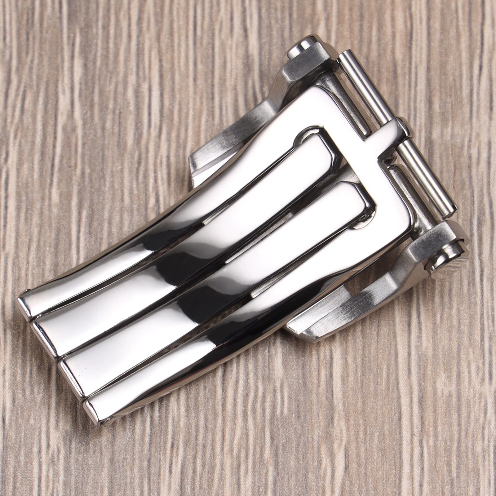 22 18 20mm silver black rose gold solid stainless steel deployment watch clasp f