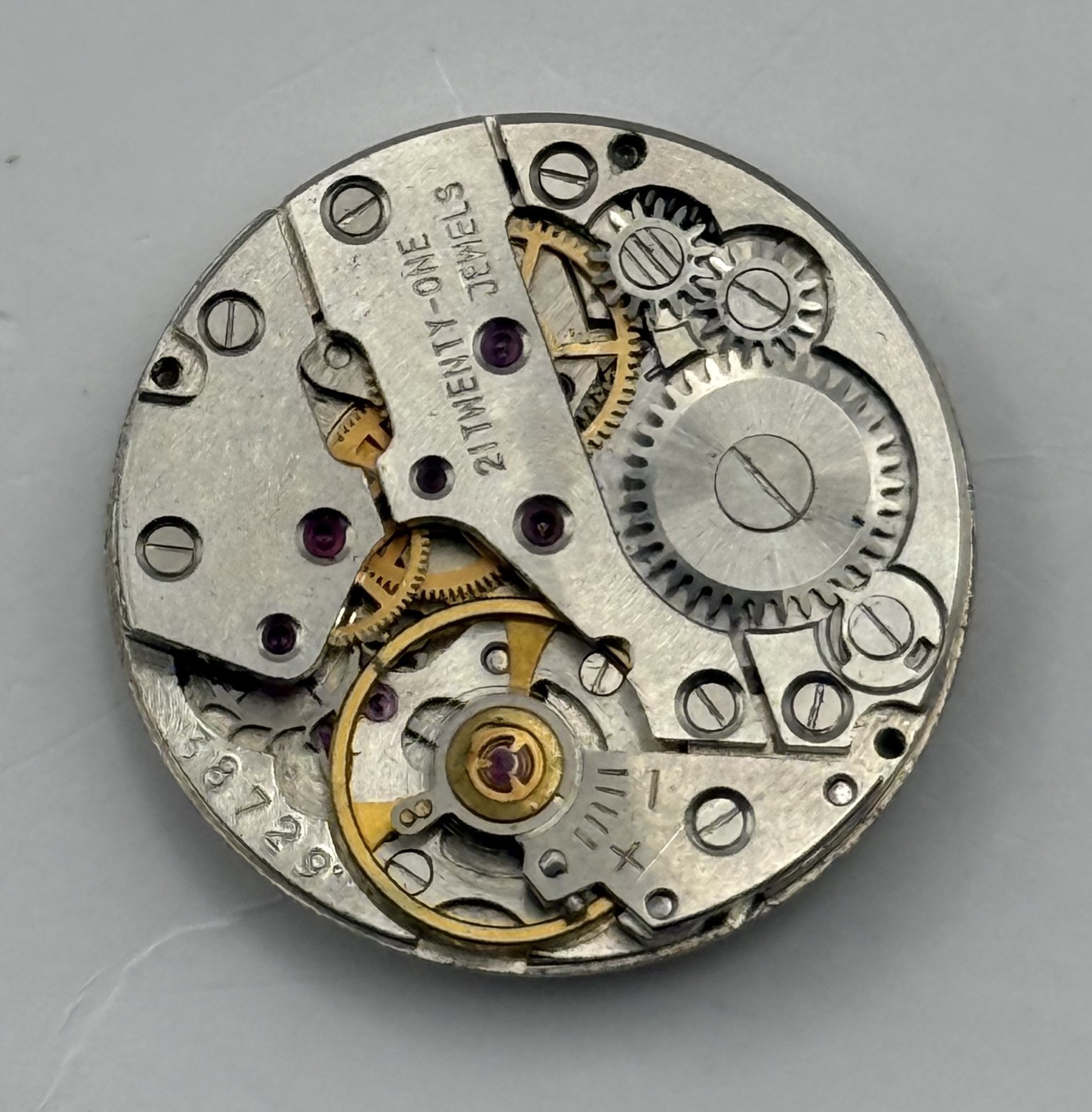 Sekonda Watch Movement 21 Jewels Shockproof Manual Wind Parts Repair 19.9mm