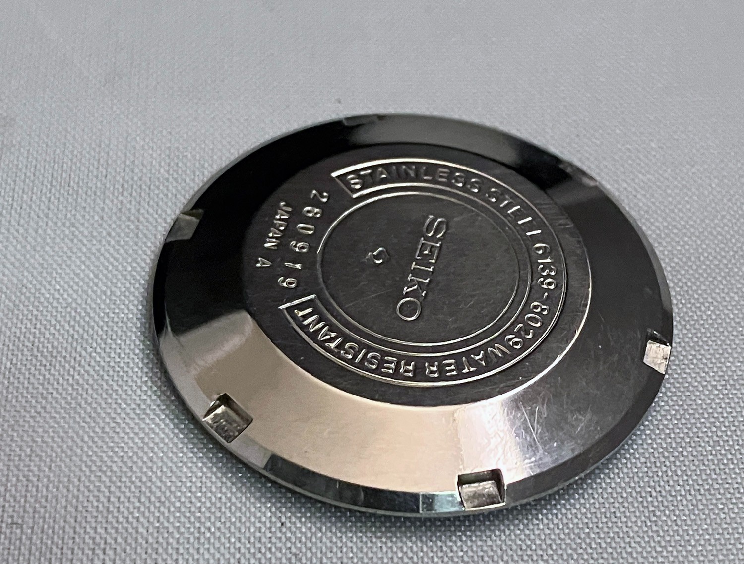 Seiko 6139-8029 Rally Screw-on Case Back 1972