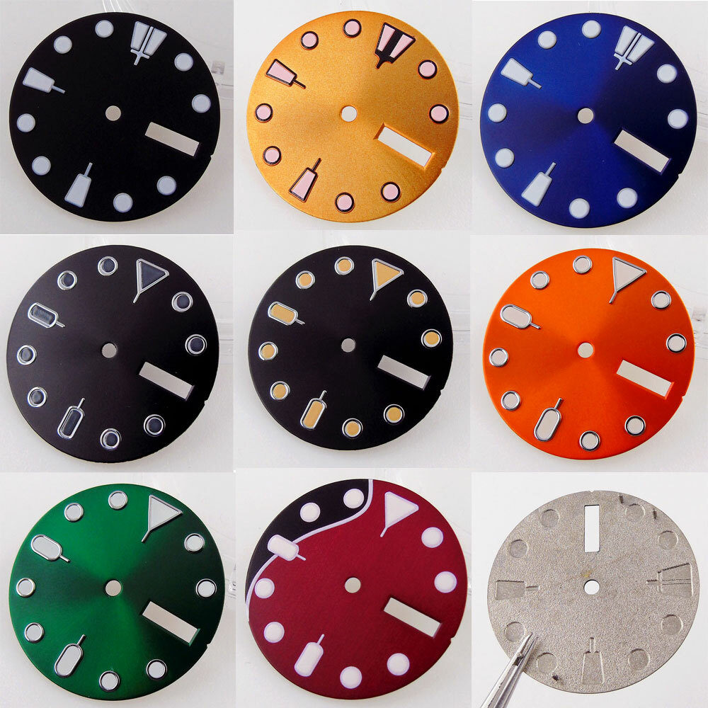 28.5mm Fit NH36 NH36A Watch Dial Watch Face Week/Date Fit 3 or 3.8 Crown