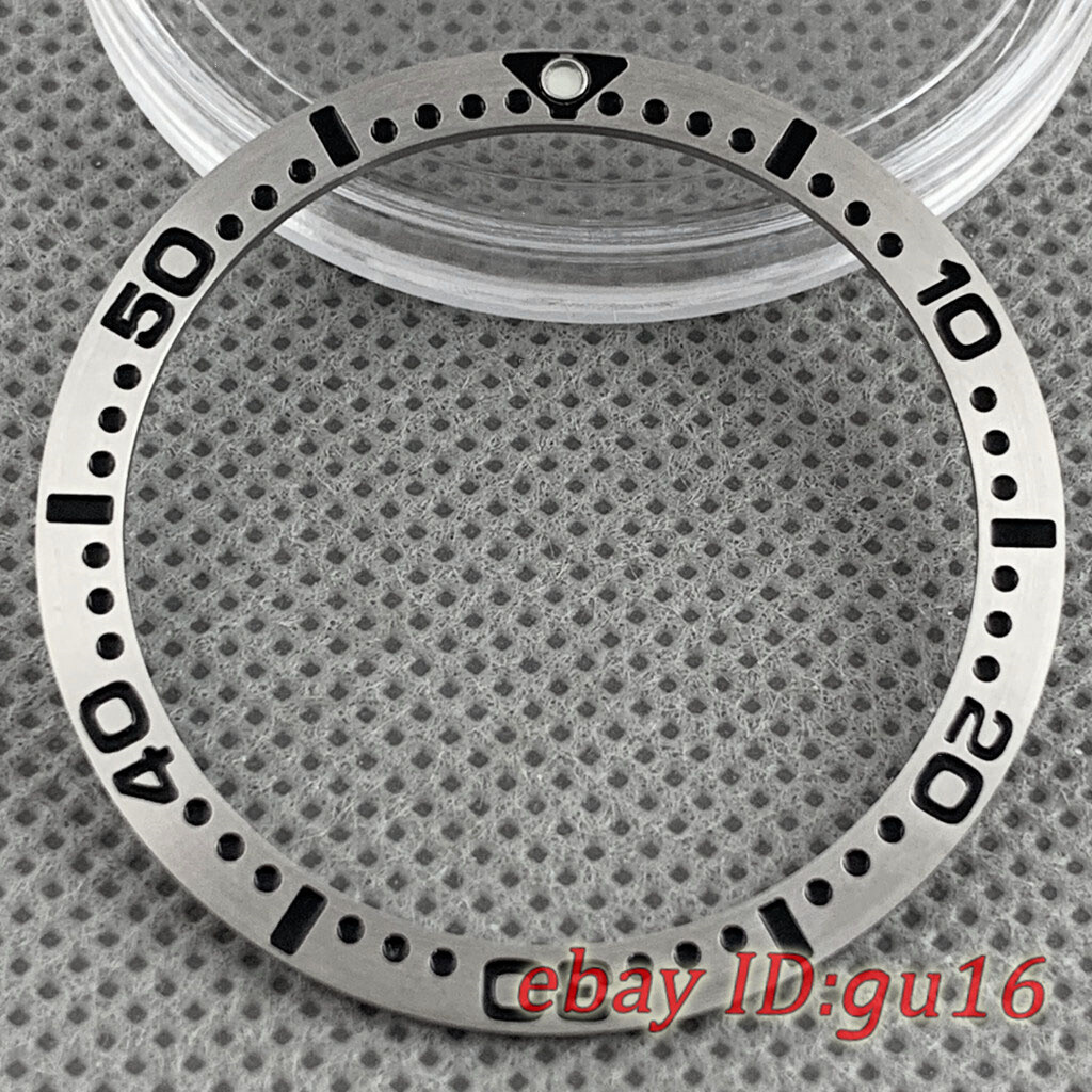 38mm Black/Blue/Green flat stainless steel bezel fit SKX007 SKX009 bezel insert