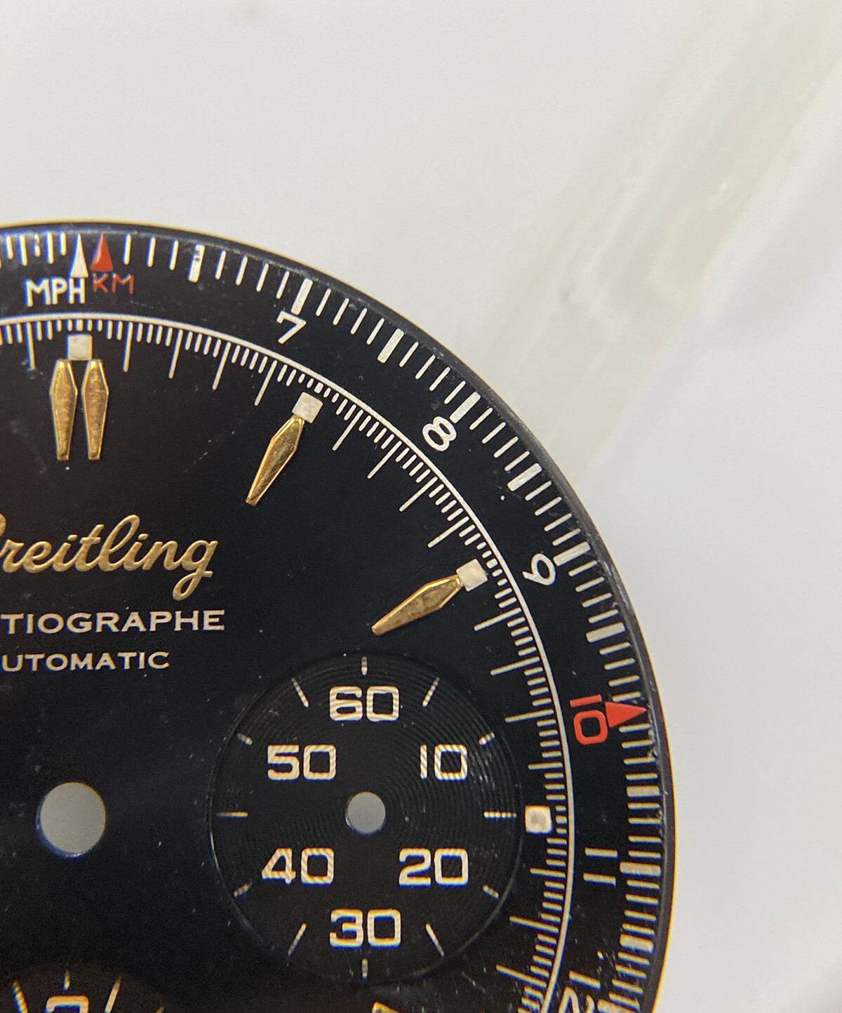 Original Breitling Montbrillant Navitimer Spatiographe H36030 Black/Gold Dial
