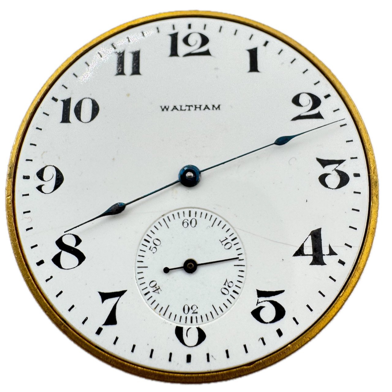 Antique 14s 1915 Waltham Mechanical Hunter Pocket Watch Movement Bond St. USA
