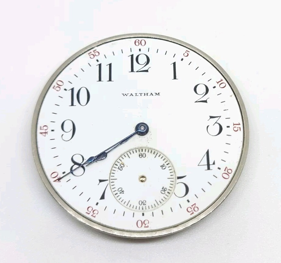 1915 Waltham Model 1894 Grade No. 210 7J 12s Pocket Watch Movement For Repair