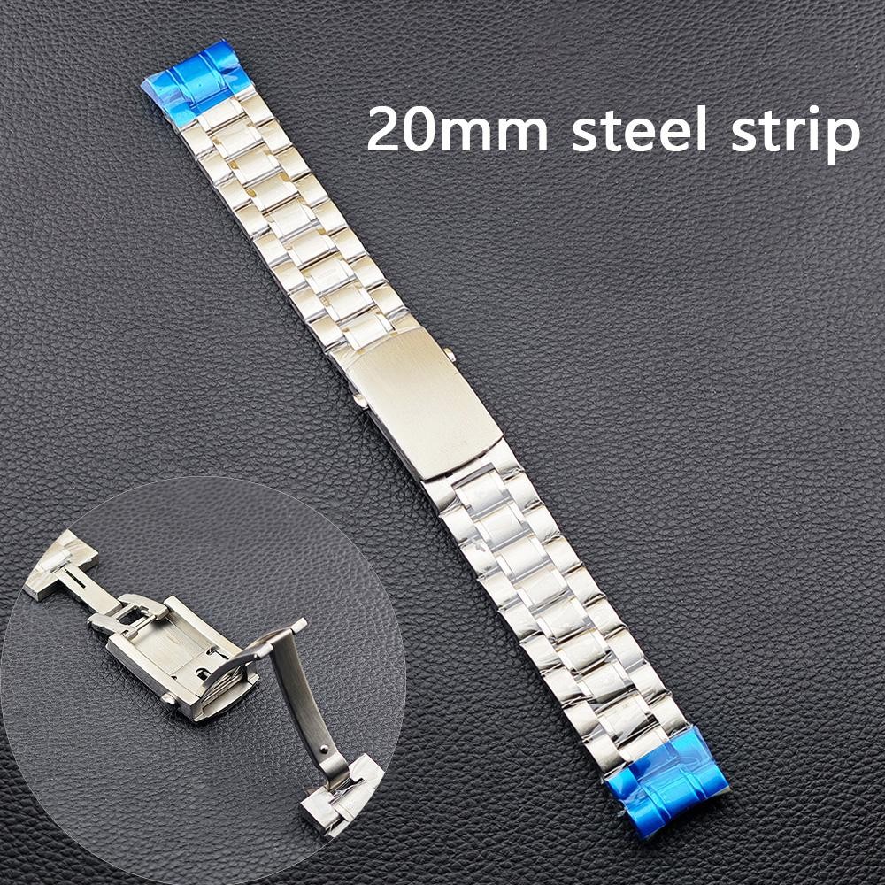 39.7mm Metal Watch Case Fit VK63 Movement Men Watch Parts for 20mm Strap