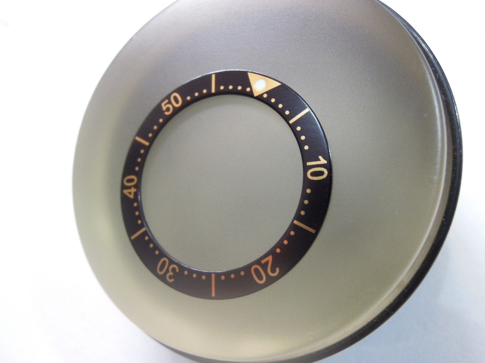 NEW BEZEL INSERT BLACK/GOLD 29.5MM SMALL DIVERS AUTOMATIC 2205-0760/0769 WATCH