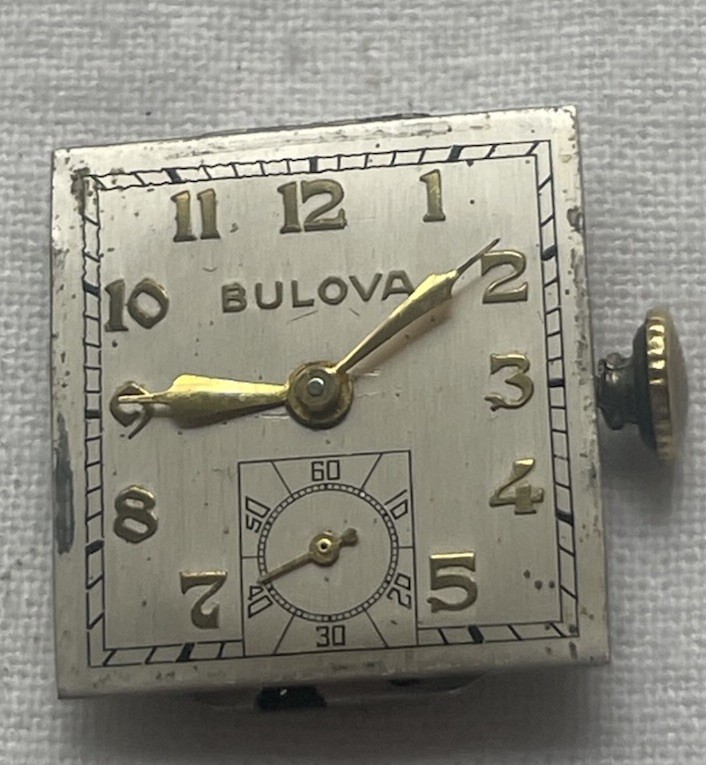 Bulova 8AH – movement for mens watch AS IS, lot 0806