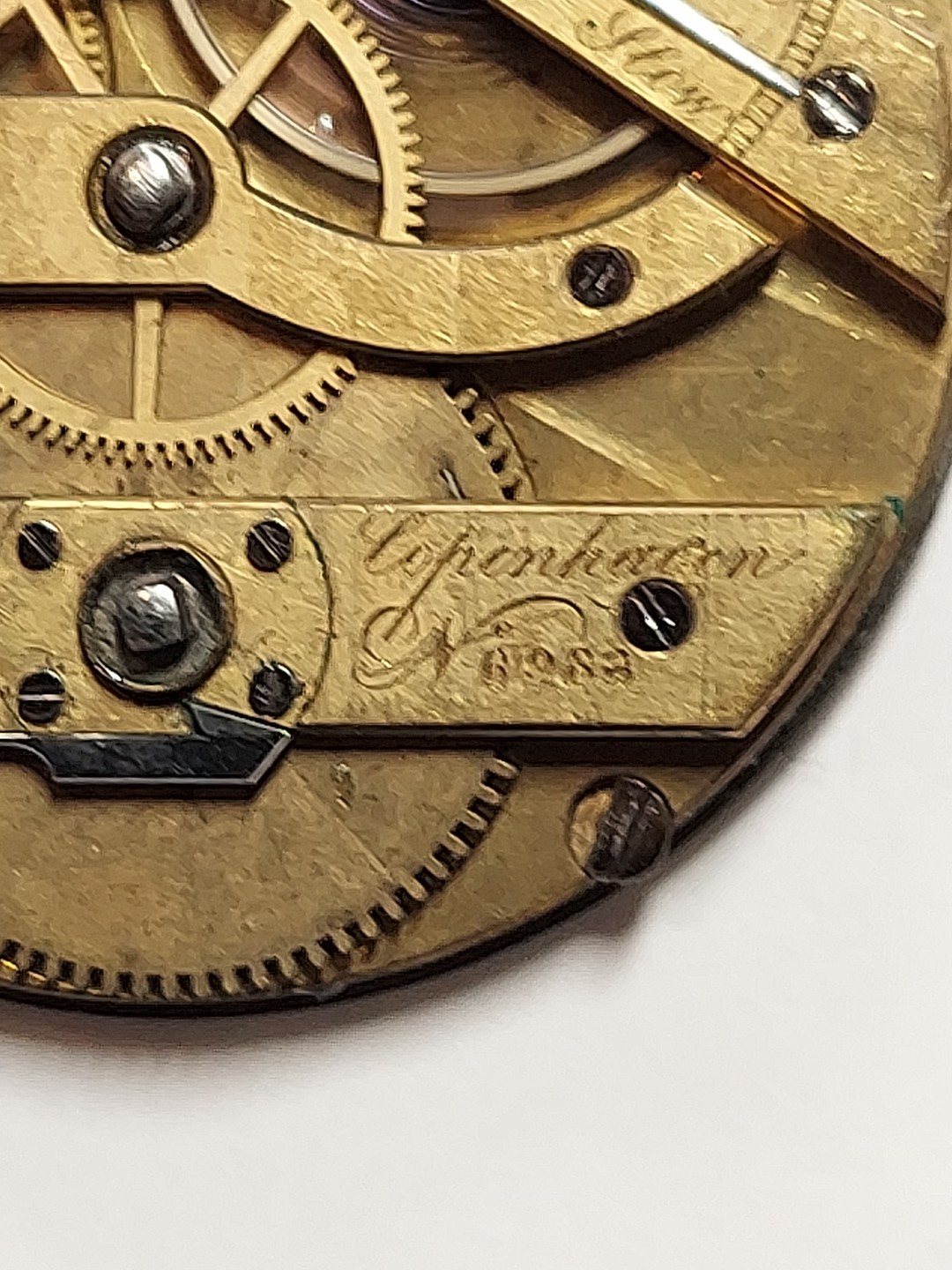 jules jurgensen Collectible P.W. Movement High Grade Key Wind Mens Full Jewels