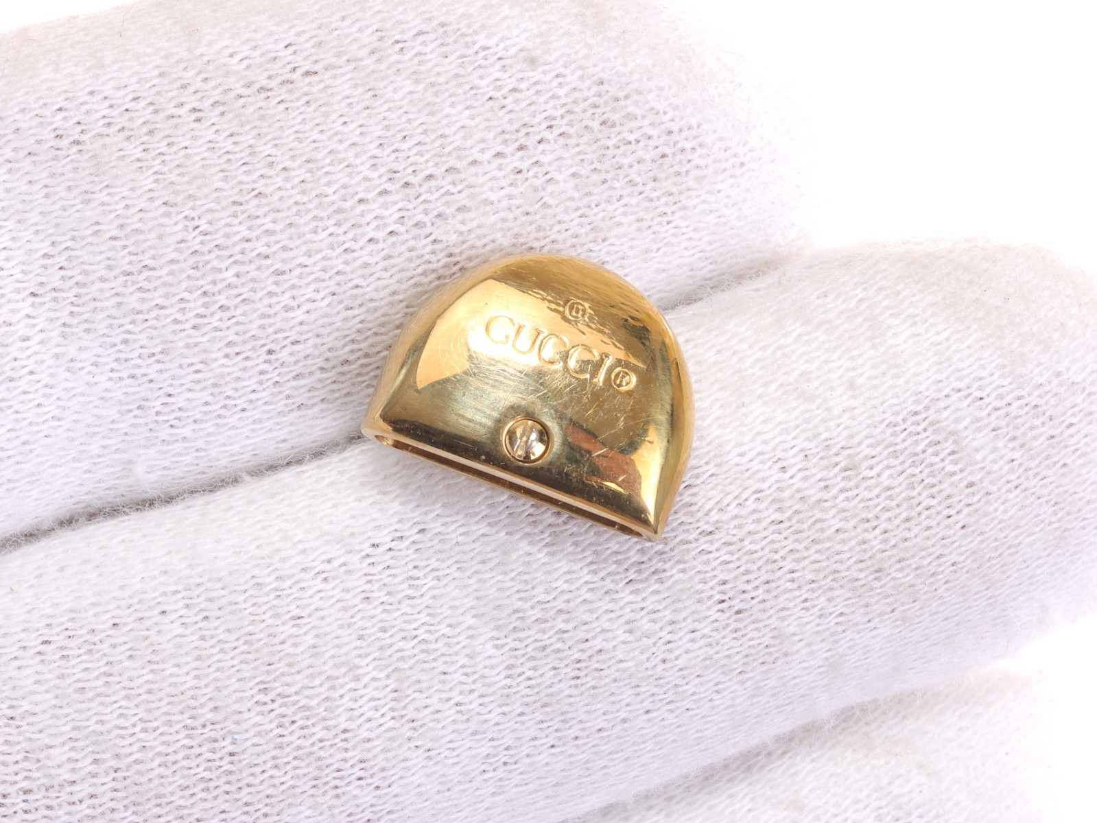 GUCCI “6600L ” Bracelet END-PIECE for Women’s Watch Gold-Tone SWISS🇨🇭MADE