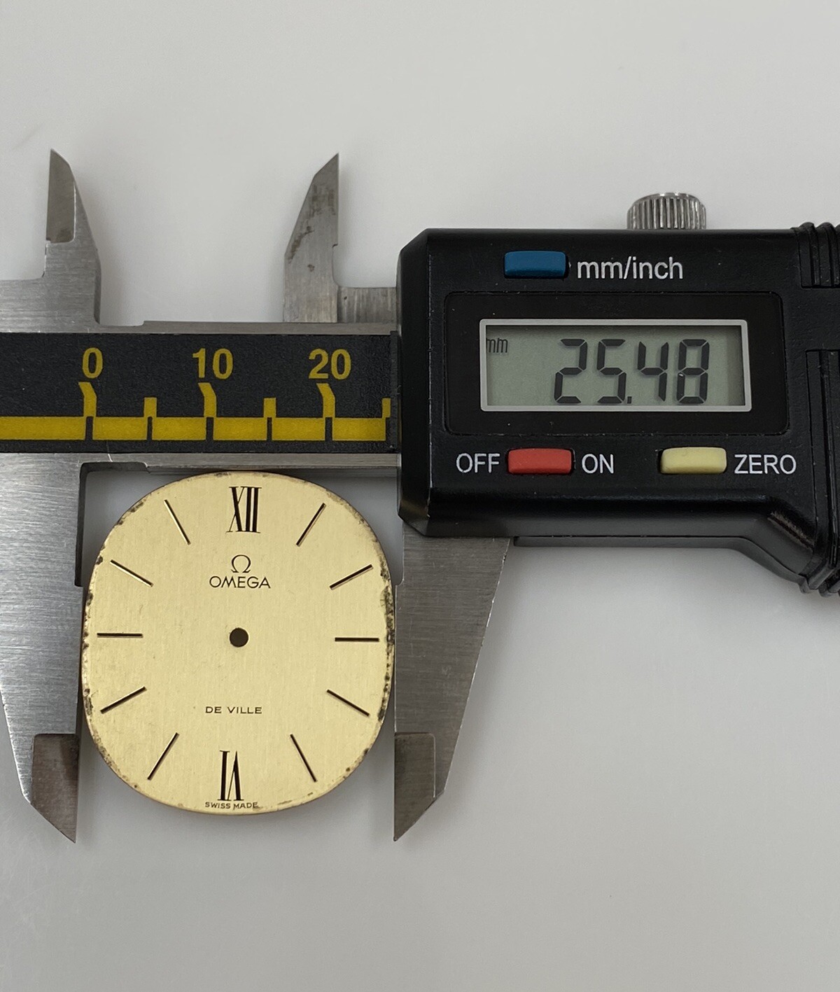 Original Omega De Ville Cal. 620 Gold Color 25.5mm X 28.5mm Dial