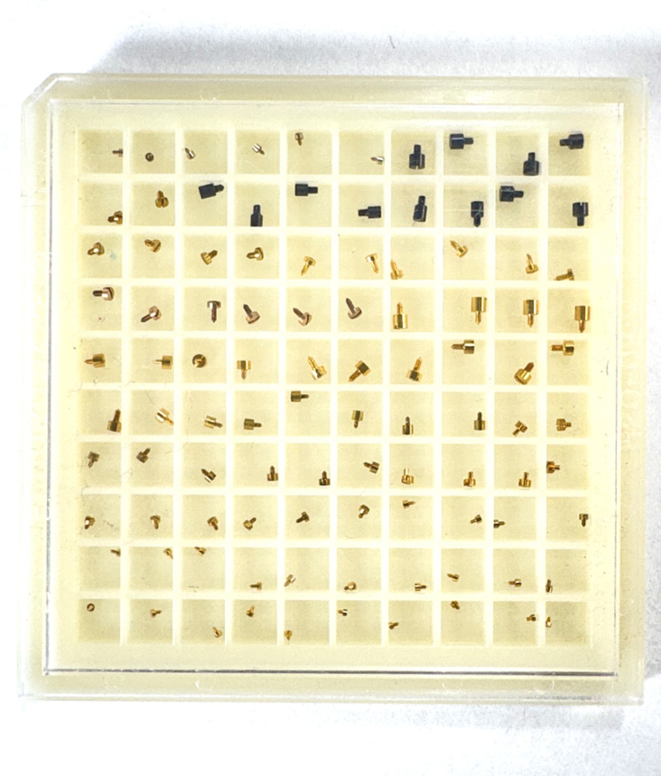 Balance Wheel Screw Assortment for Watch Repair, 100 Screws various sizes
