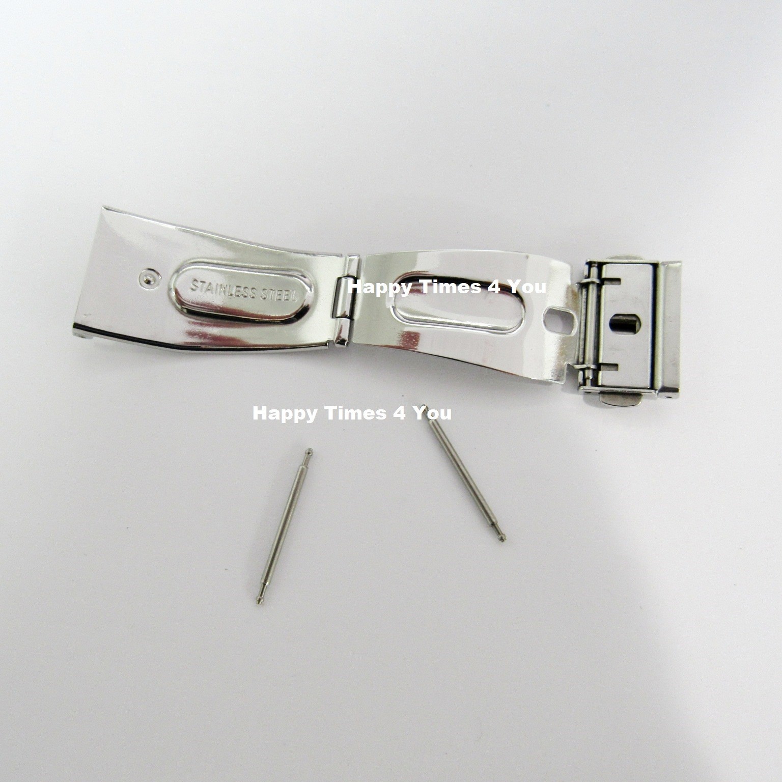 16.8mm Seiko Titanium Mens Watch Clasp Stainless Replacement