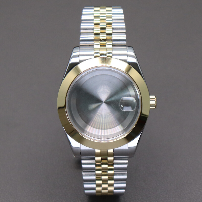 36mm 40mm Inclined Bezel Watch Case+Stainless Bracelet For Seiko Nh35 NH36 8215