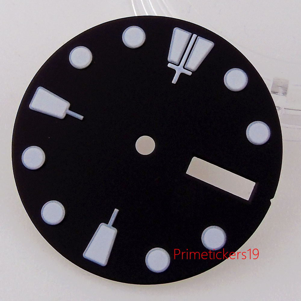 28.5mm Watch Dial Spare Parts Fit For NH36/NH36A Automatic Movement Luminous Day