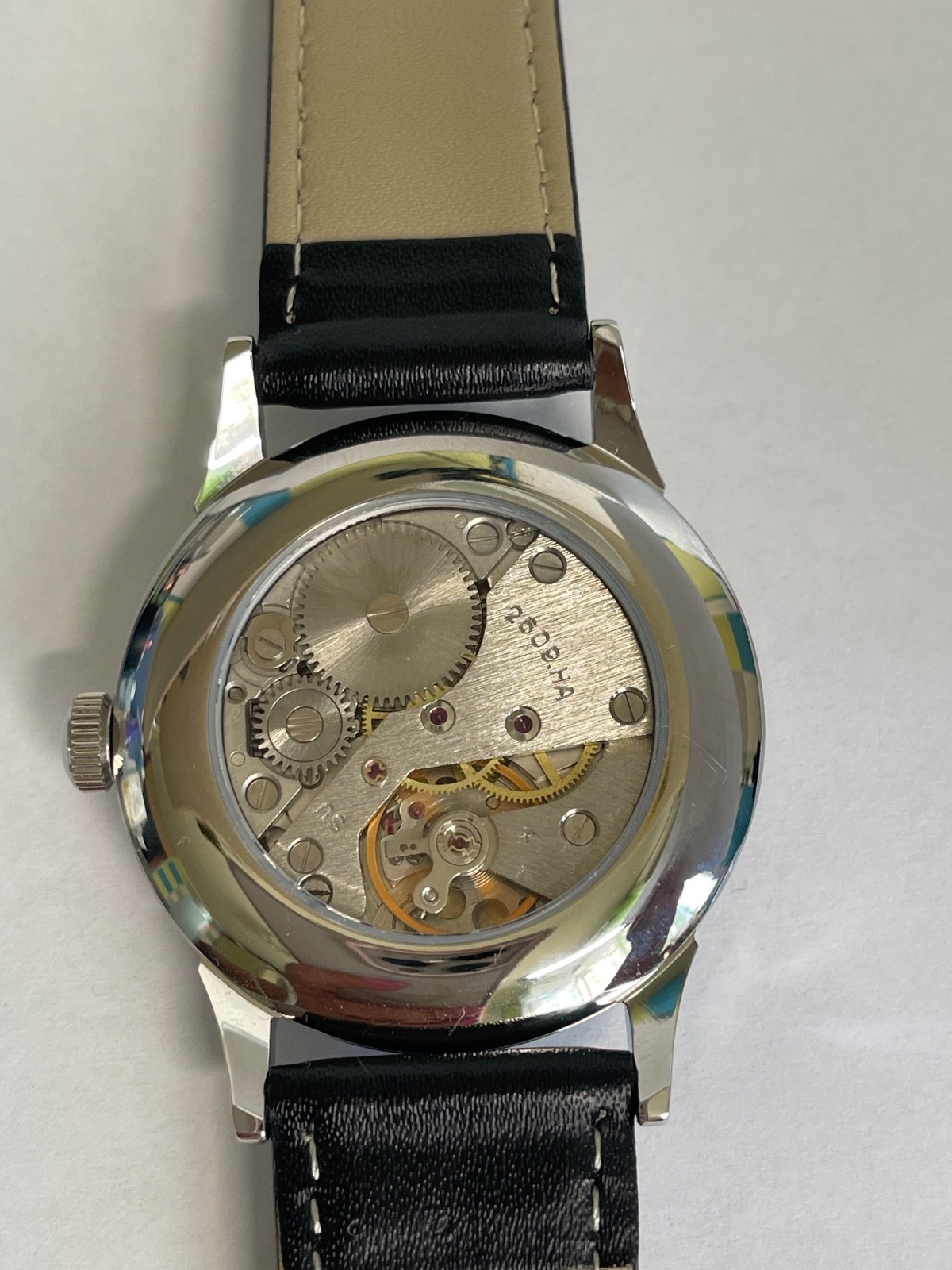 RAKETA 2609 HA mechanism USSR case steel MANS WRISTWATCH NEW marriage
