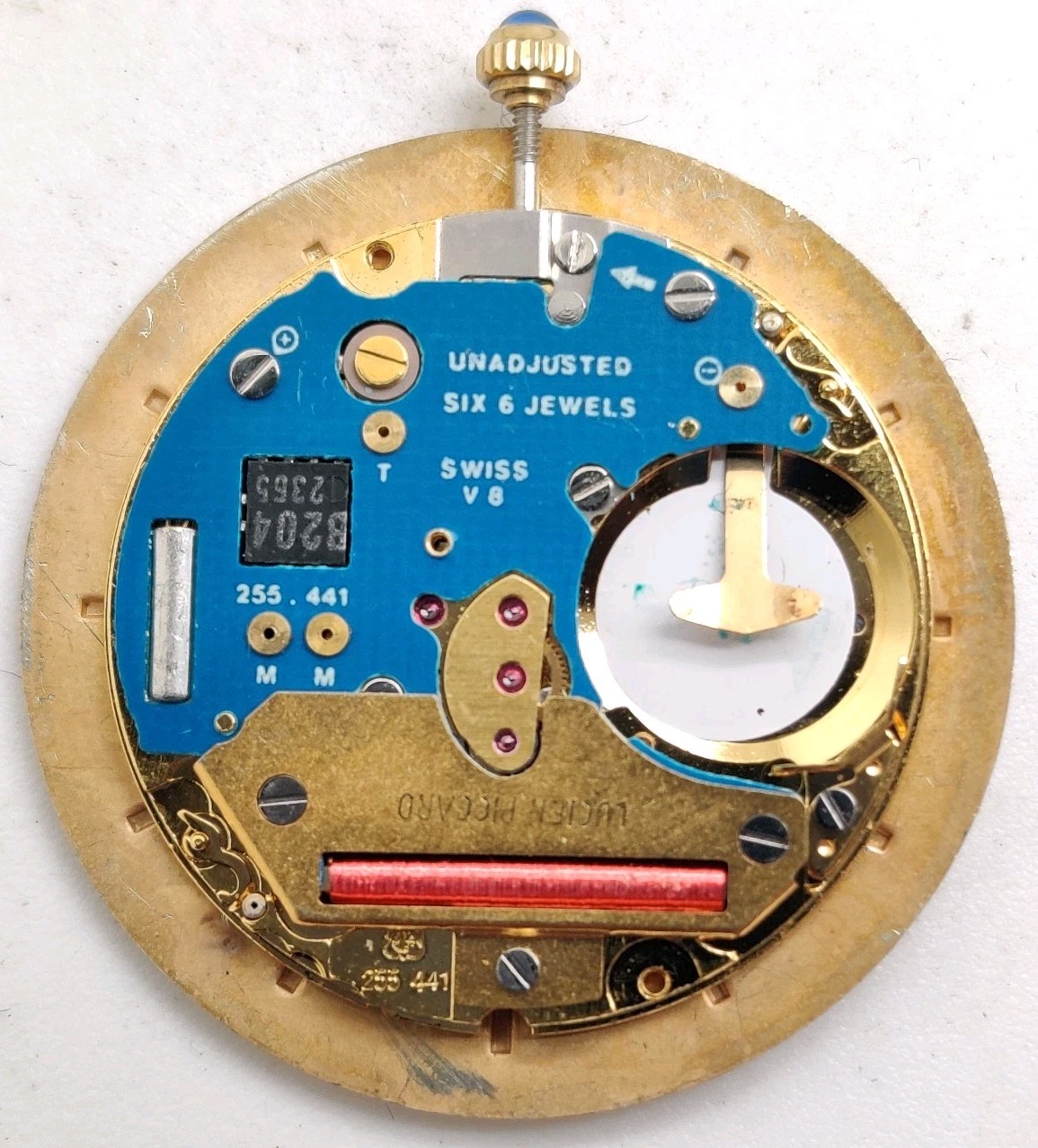 Lucien Piccard ETA Cal. 255.441 Swiss quartz watch movement For Repair
