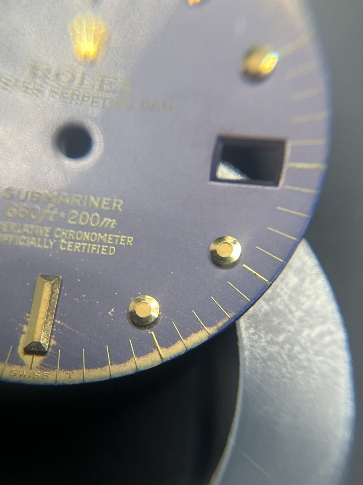 Genuine Rolex Submariner 1680 Blue Nipple Dial