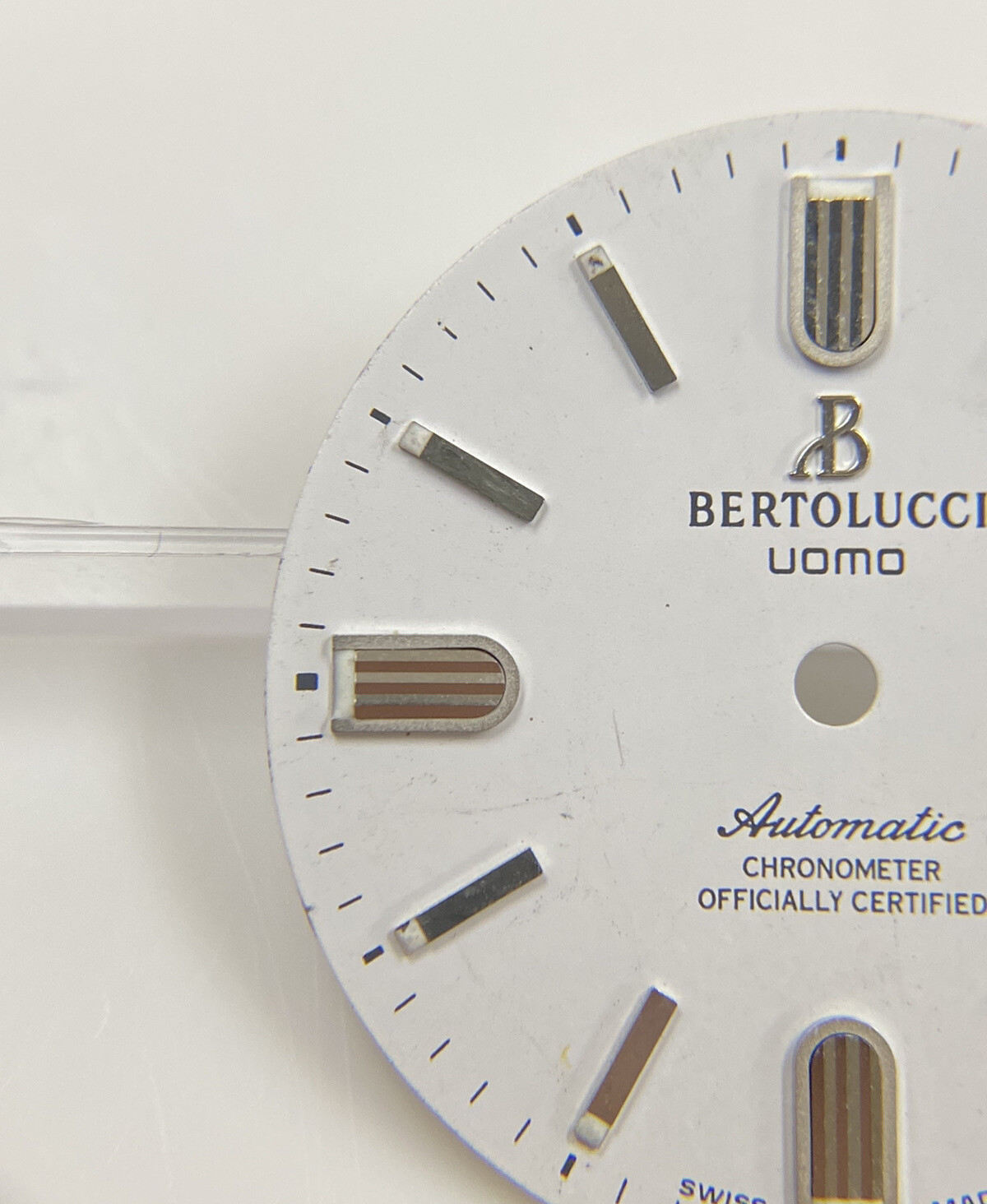 Original Bertolucci Uomo Automatic 28mm White Dial Ref: 884.55.41.10B