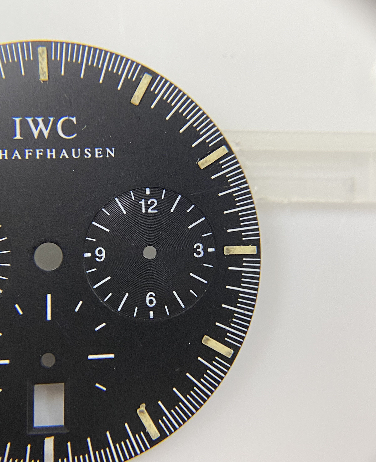 Original IWC GST SCHAFFHAUSEN Chronograph IW372701 Black 27mm Dial