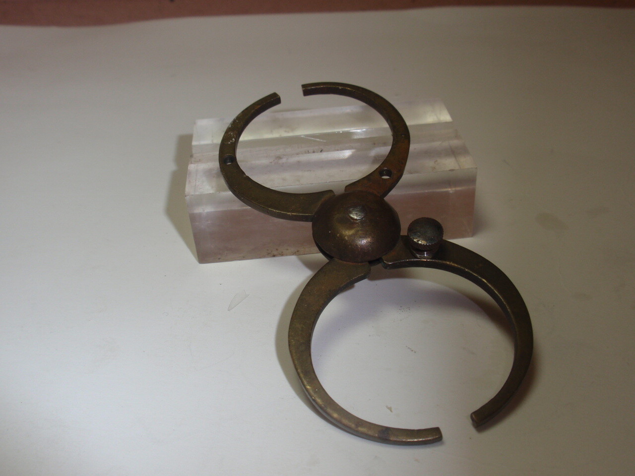 Antique~ BRASS Swiss Balance Truing .Poising Caliper *Watchmaker Tool #HMS -64