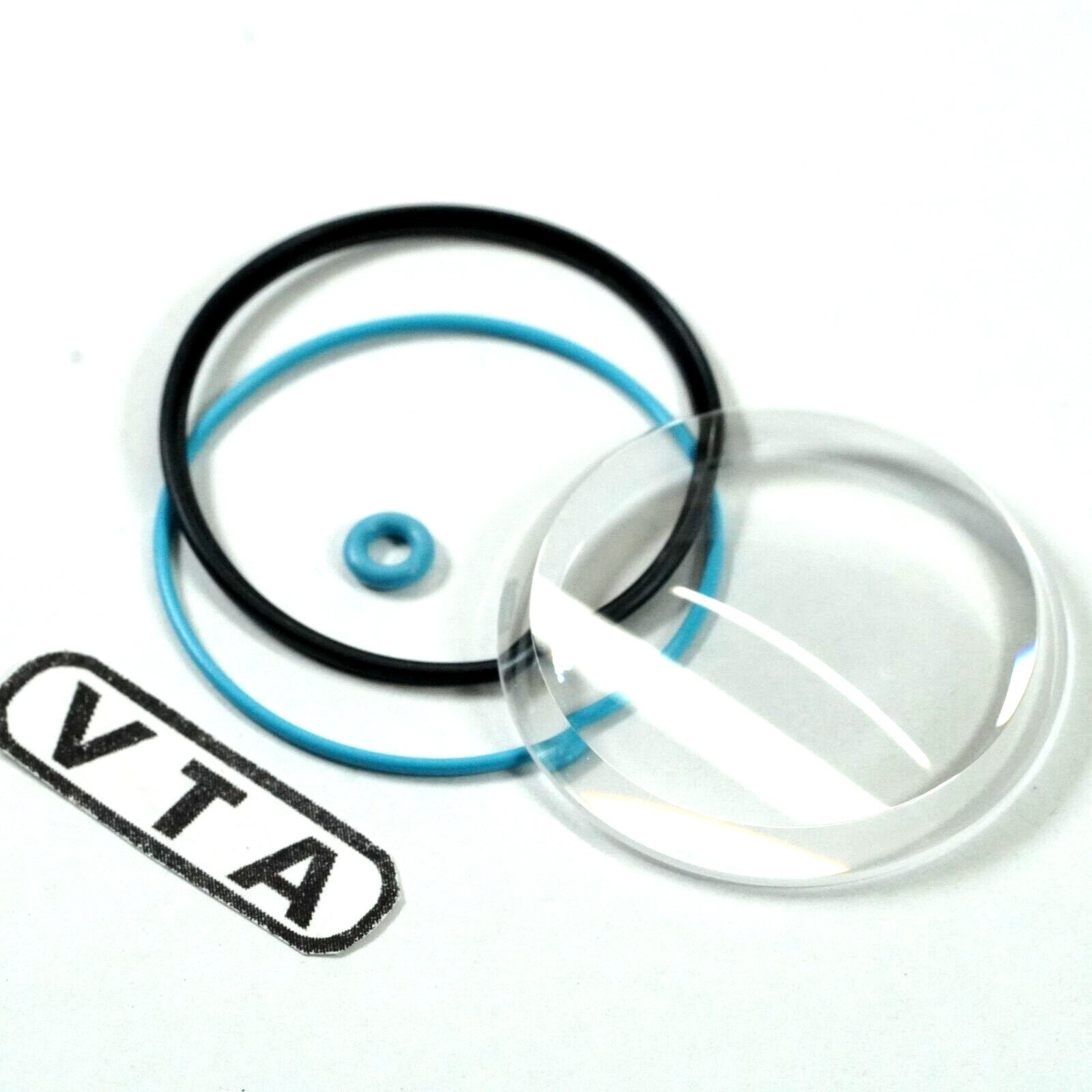 VTA HEAVY DUTY Gaskets/SEALS for SEIKO 6105-8000 & 6105-8009 + SAPPHIRE Crystal