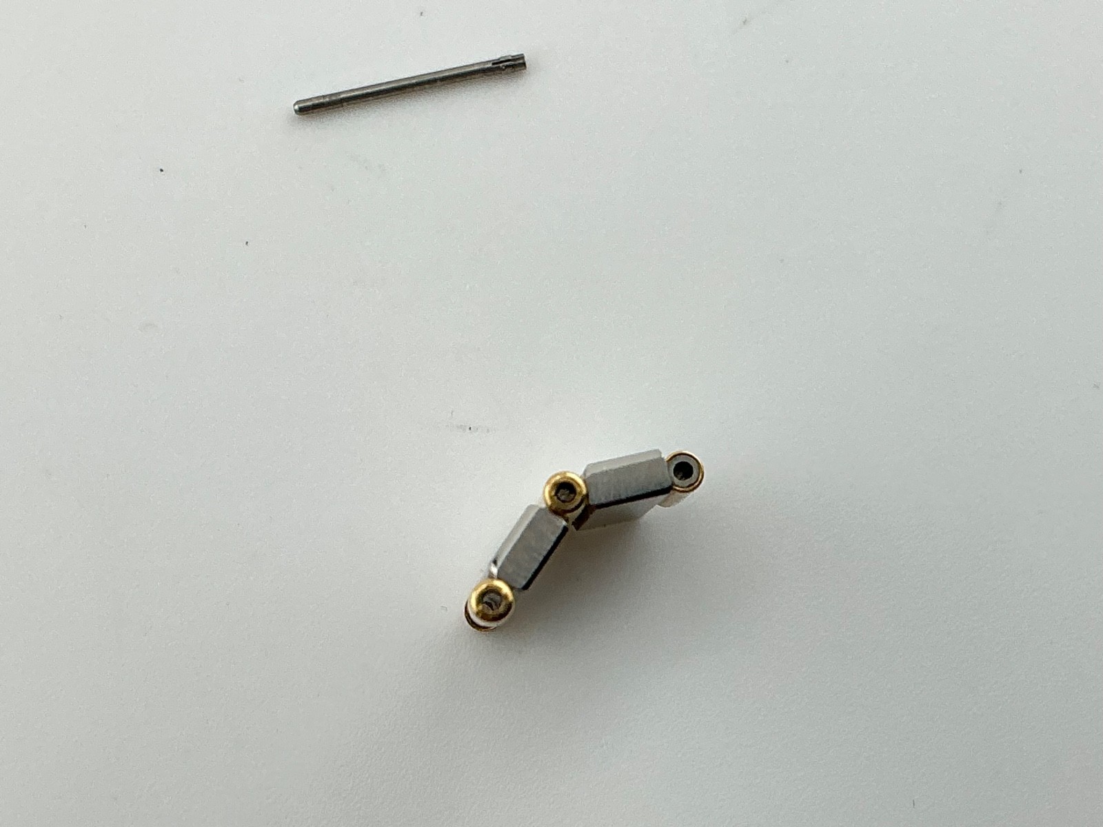 Authentic Factory OMEGA Constellation 12mm 18K SS Full bar 2 Full Links 6104/465
